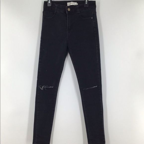 Cherry Koko Skinny Distressed Jeans GUC - Picture 2 of 6